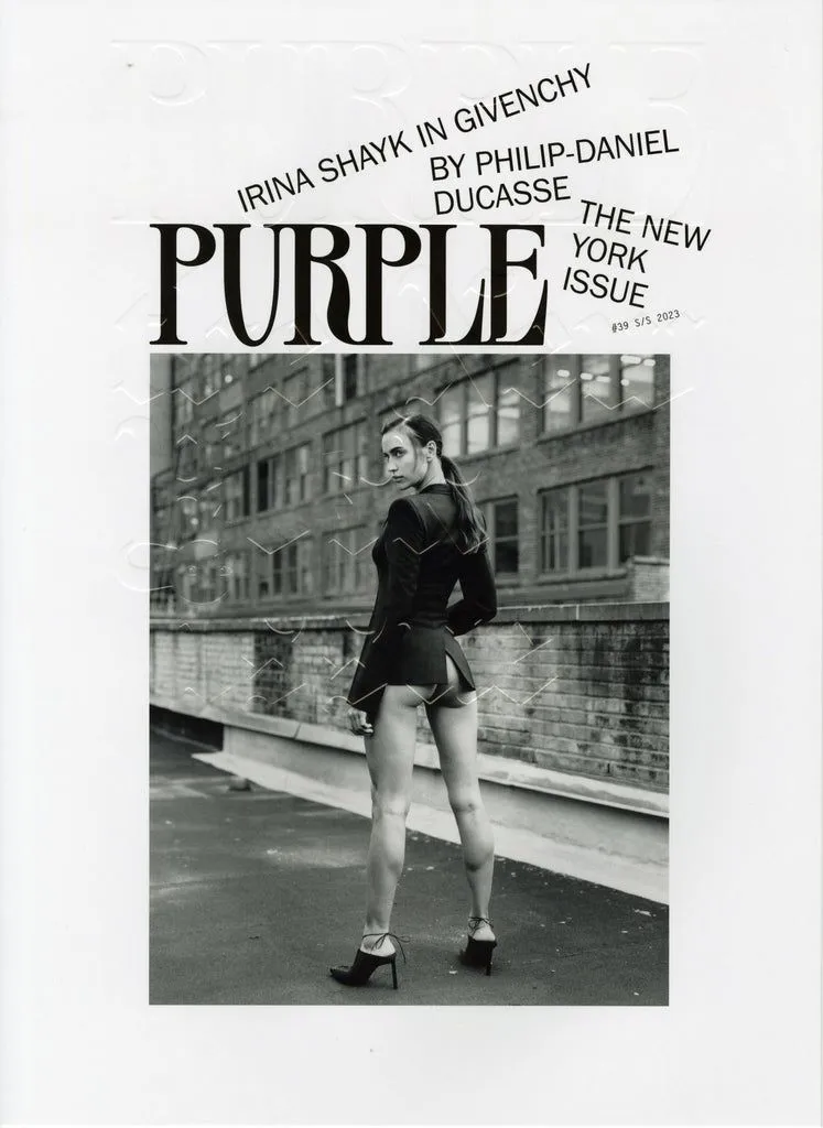PURPLE FASHION 39 Magazine 2023 IRINA SHAYK Lou Doillon HIANDRA MARTINEZ