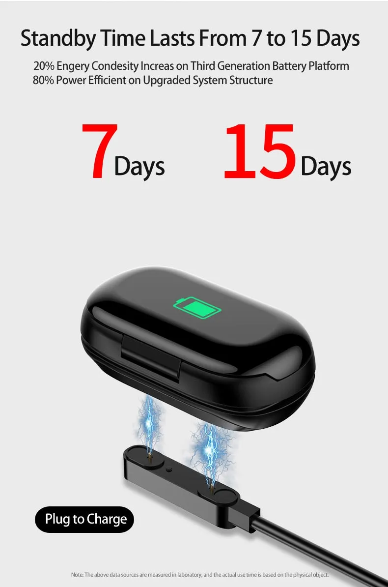 Quality smart watch   Bluetooth earphone earbuds