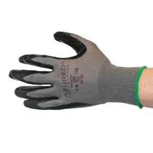 Quartz Black Nitrile Gloves