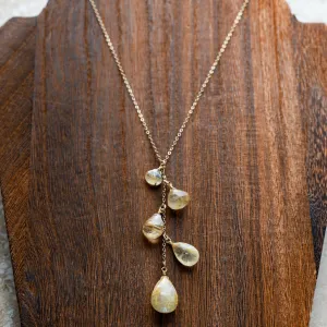 Quartz Droplet Necklace