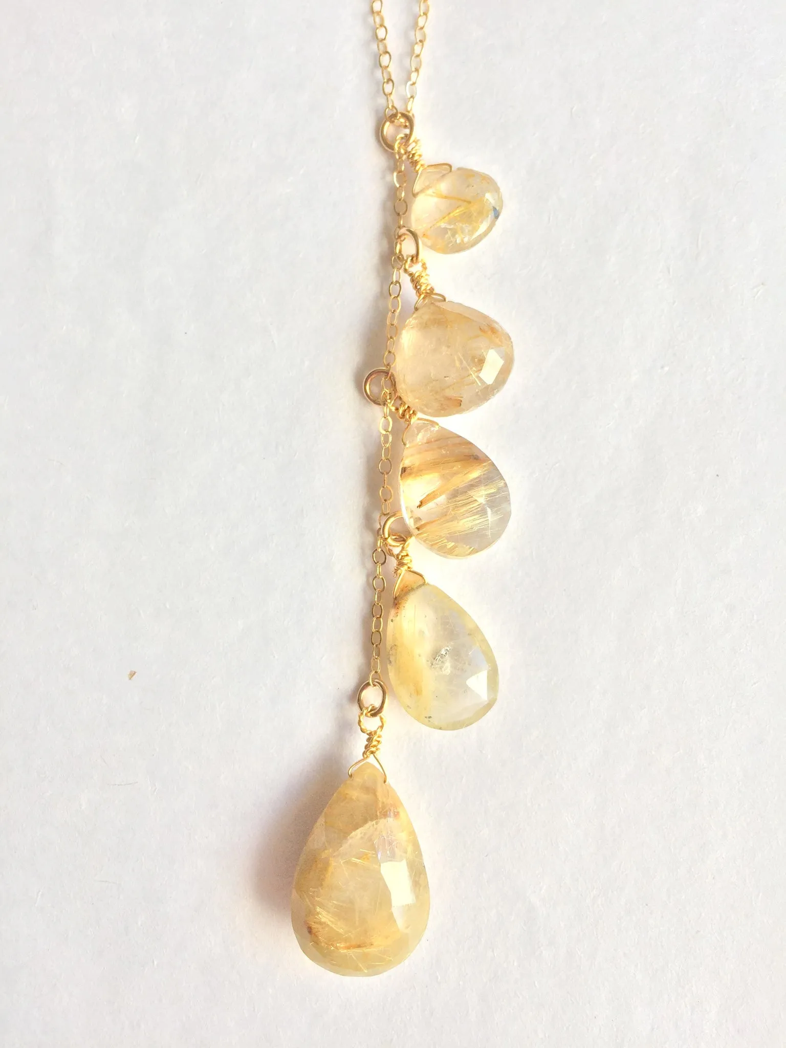 Quartz Droplet Necklace