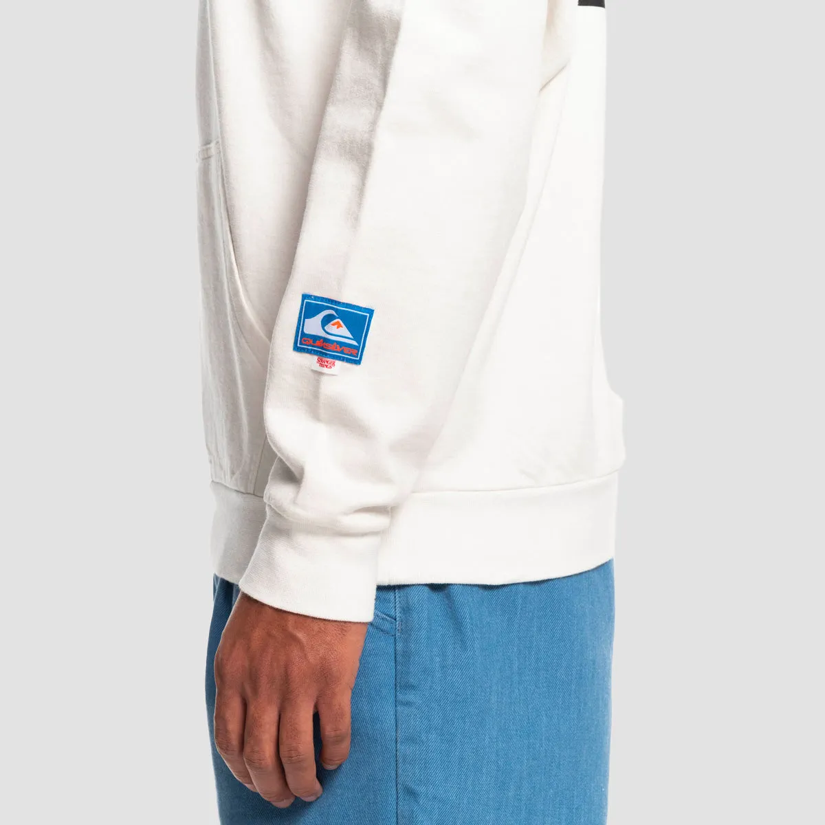 Quiksilver x Stranger Things Rainbow Pullover Hoodie White