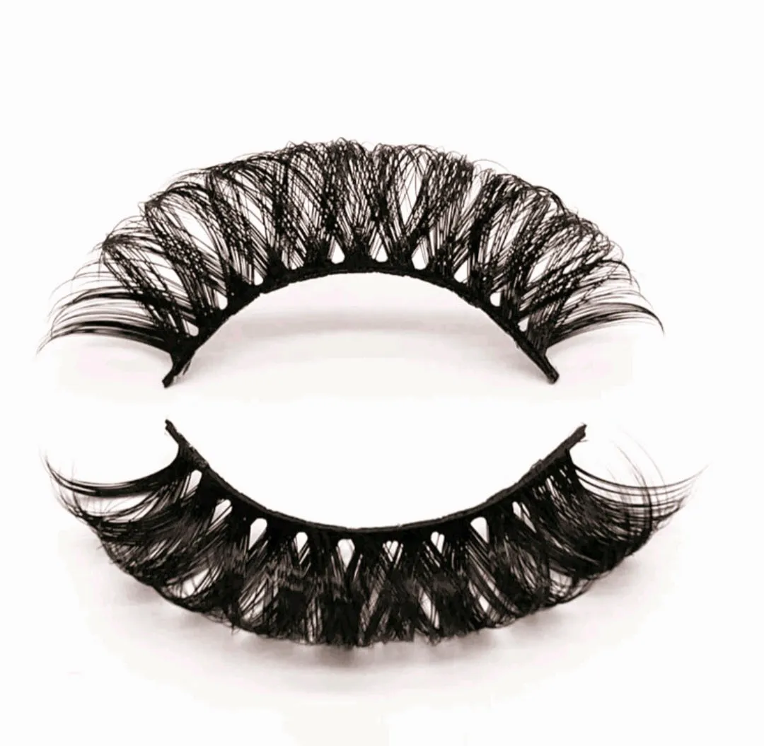 "Blossom" 20mm Faux Mink Natural Fluffy Russian Curl False Eyelashes