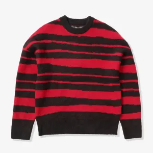 "Cobain" Mohair Sweater (black/red)