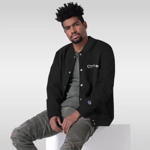 "Egoiste" Embroidered Champion Bomber Jacket design by Hero.