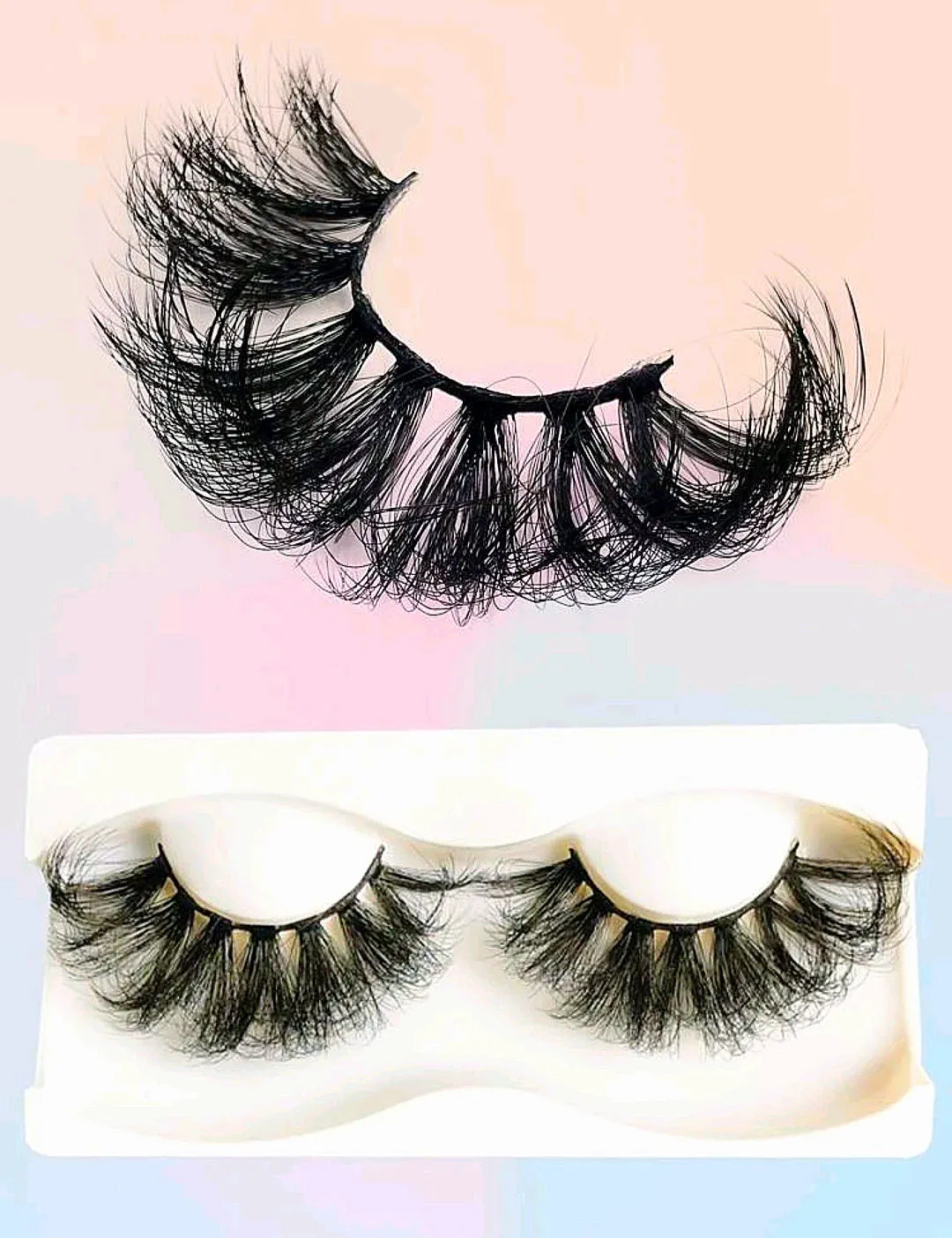 "Hottie" 25mm Fluffy Volumized False Eyelashes