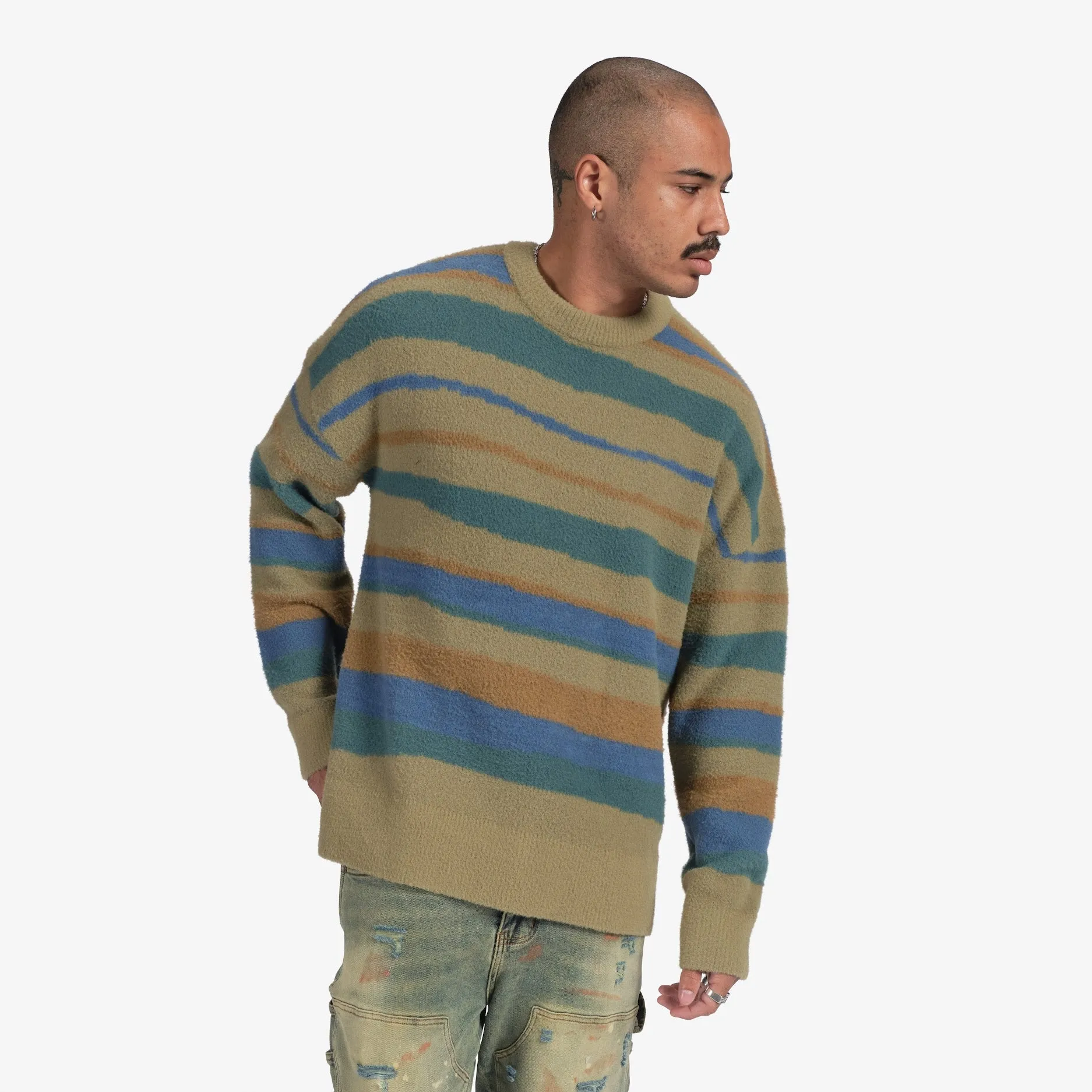 "Matisse" Mohair Sweater (muted earth)