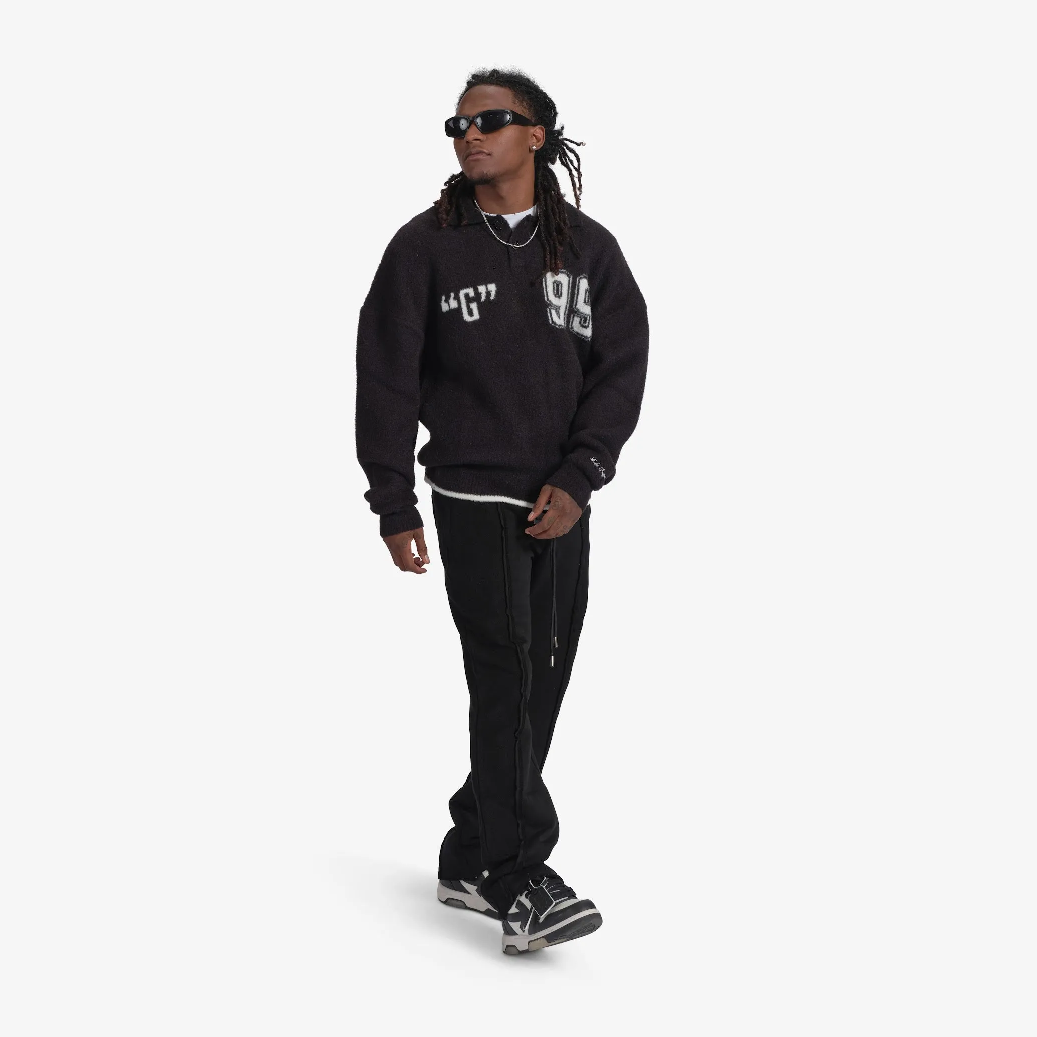 "M.O.B." Mohair Sweater (black)
