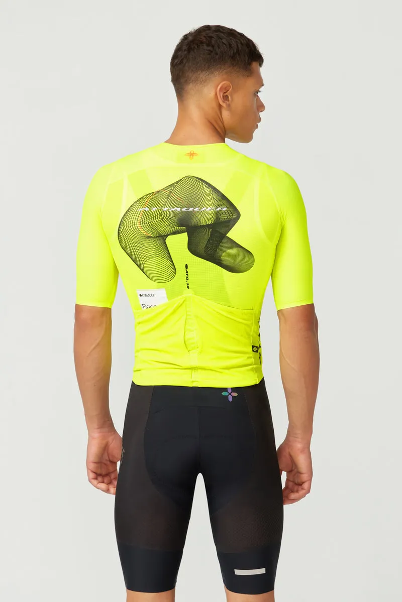 Race ULTRA  Aero Jersey Parametric /Acid Lime