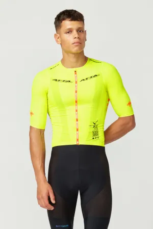 Race ULTRA  Aero Jersey Parametric /Acid Lime