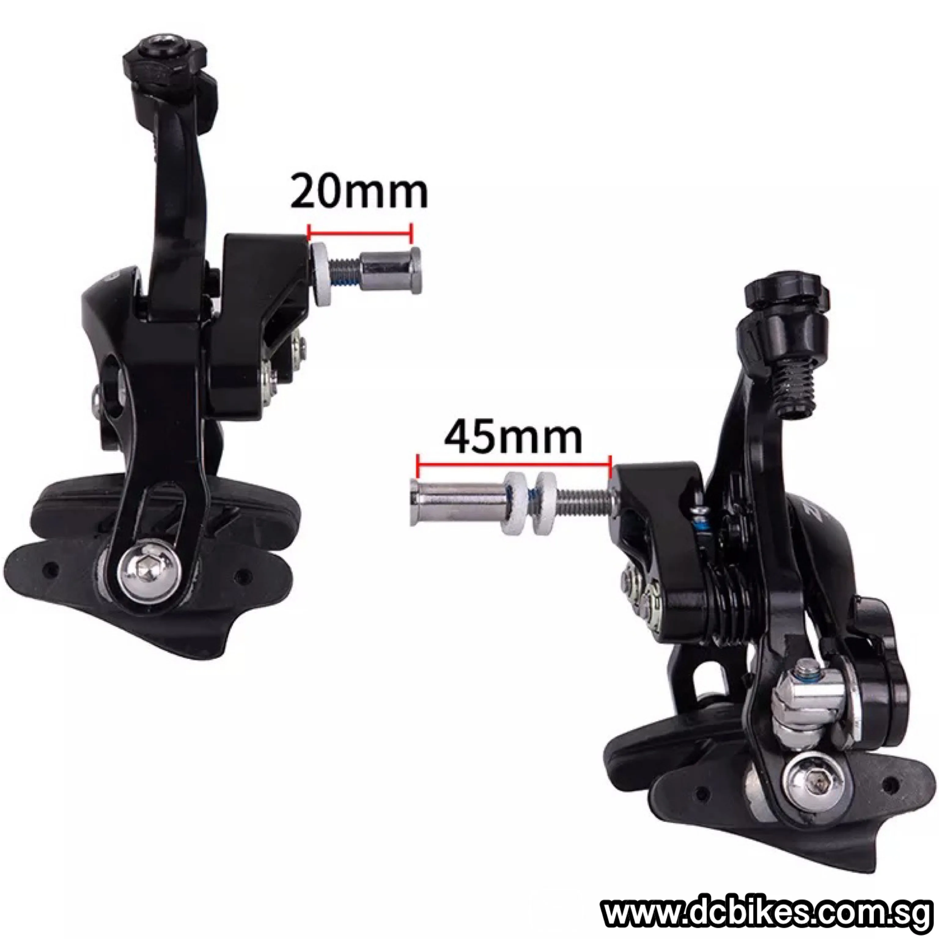 Racework Road Bike Dual Pivot Calipers Bicycle Brake Racing Aluminum Side Pull Caliper