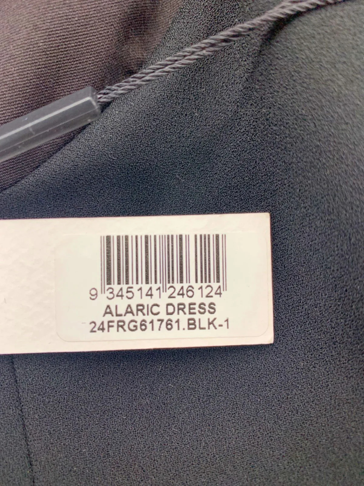 Rachel Gilbert Black Alaric Dress UK 8