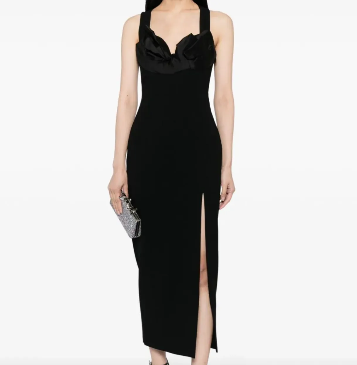 Rachel Gilbert Black Alaric Dress UK 8