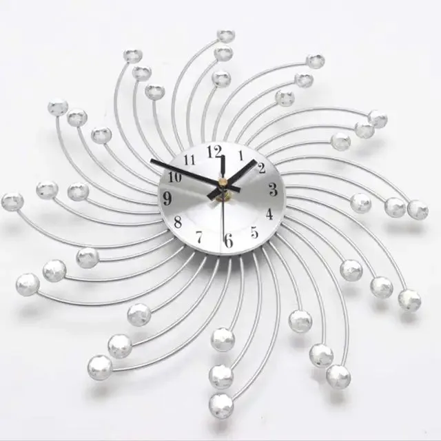 RadiantTime | Elegant Crystal-Embellished Wall Clock