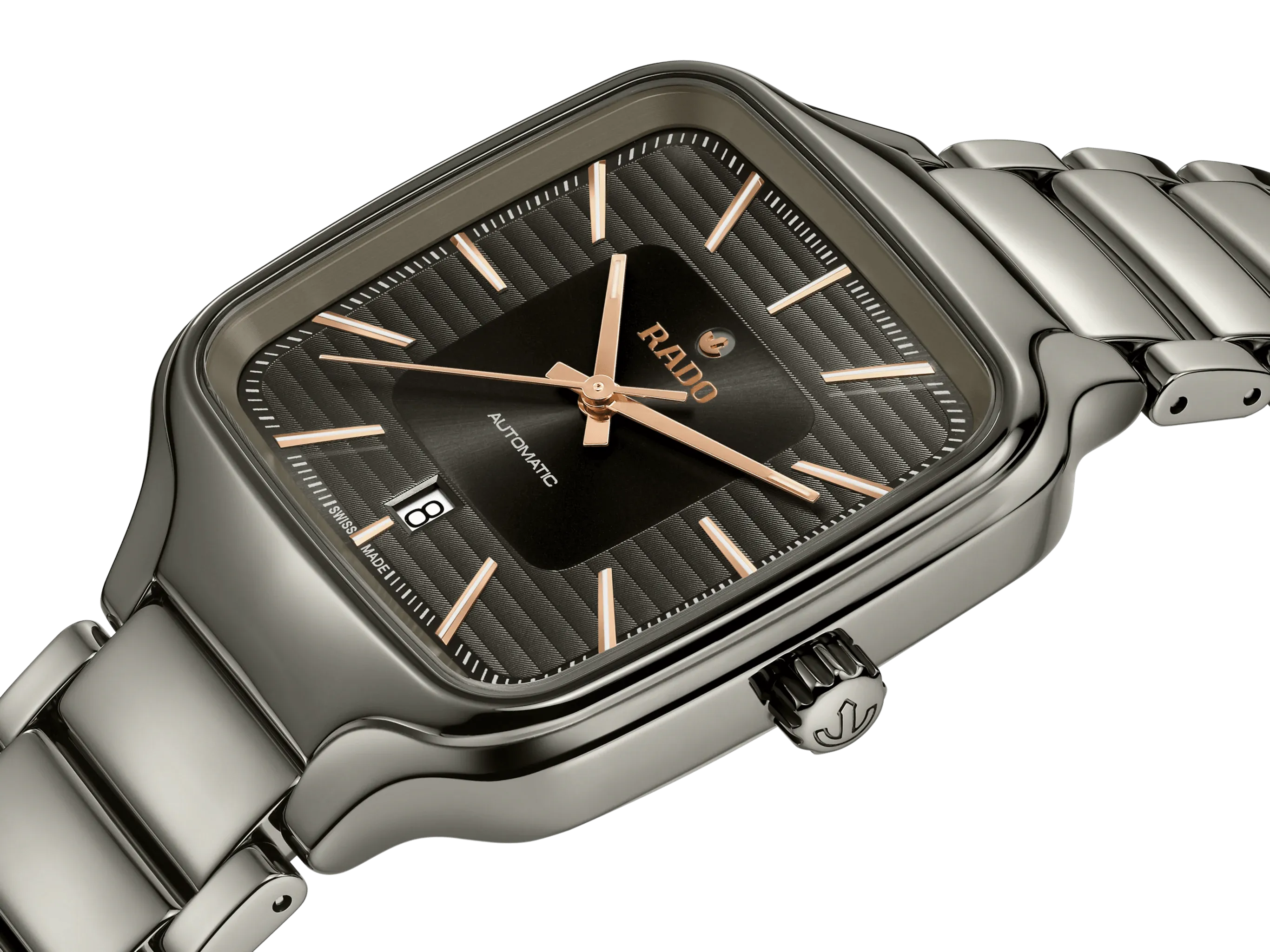 RADO True Square Automatic Plasma Ceramic 38mm Men's Watch R27077102