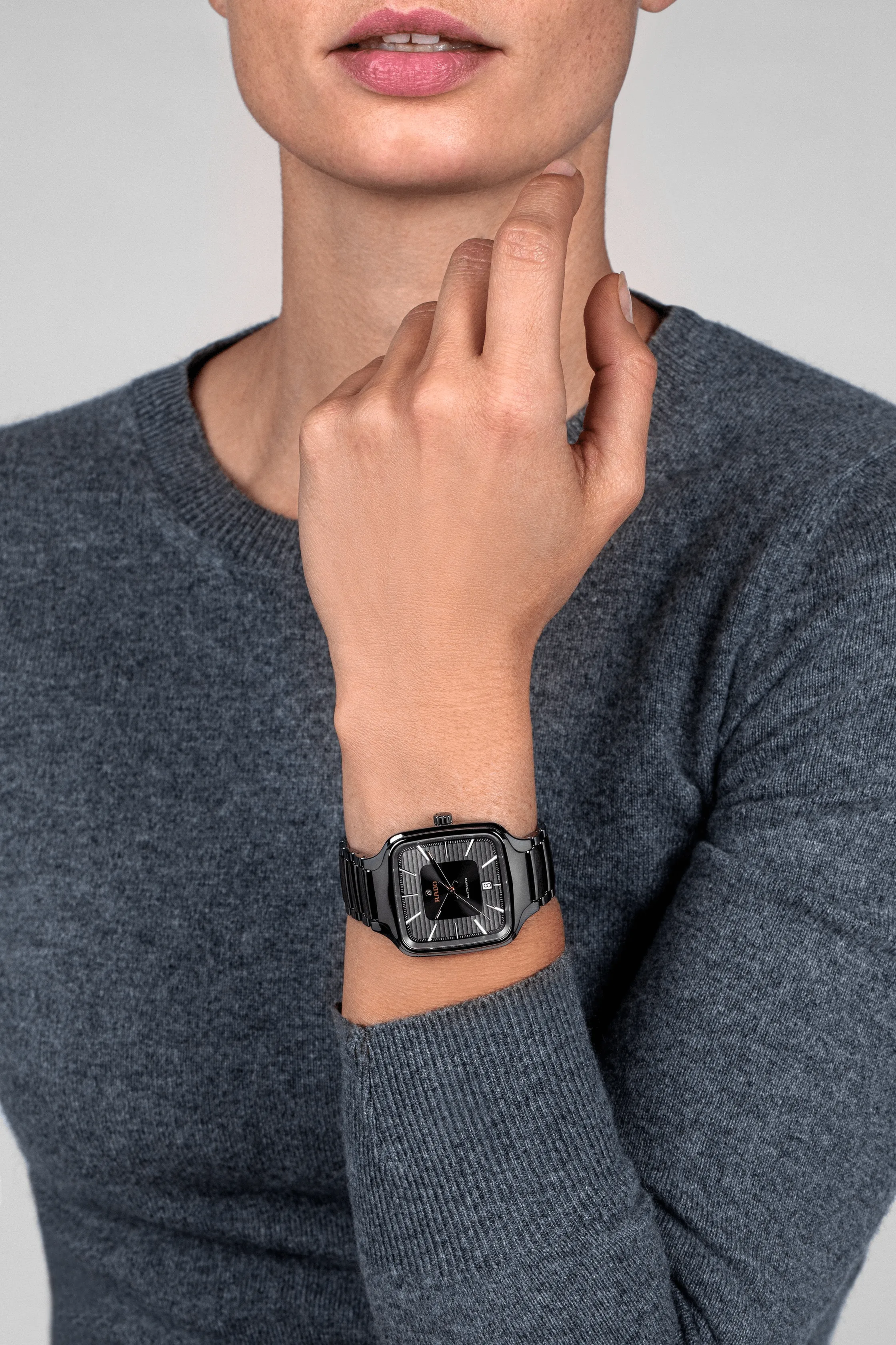 RADO True Square Automatic Plasma Ceramic 38mm Men's Watch R27077102