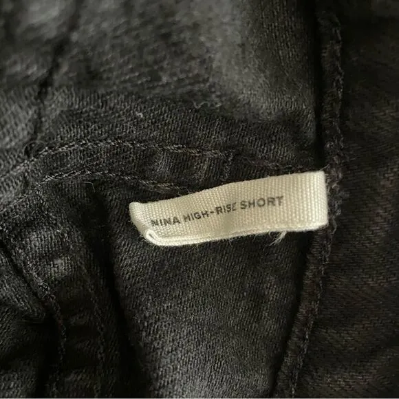 RAG &amp; Bone Nina High-Rise Shorts Black Size 26