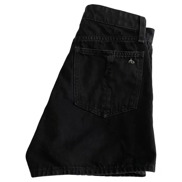 RAG &amp; Bone Nina High-Rise Shorts Black Size 26
