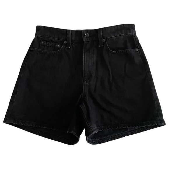 RAG &amp; Bone Nina High-Rise Shorts Black Size 26