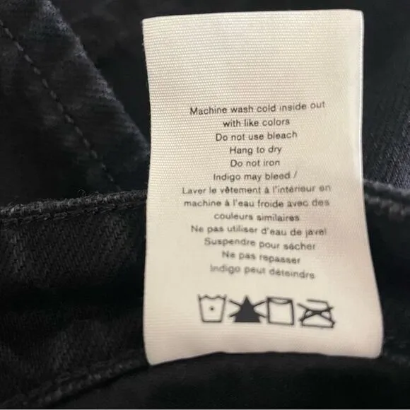 RAG &amp; Bone Nina High-Rise Shorts Black Size 26