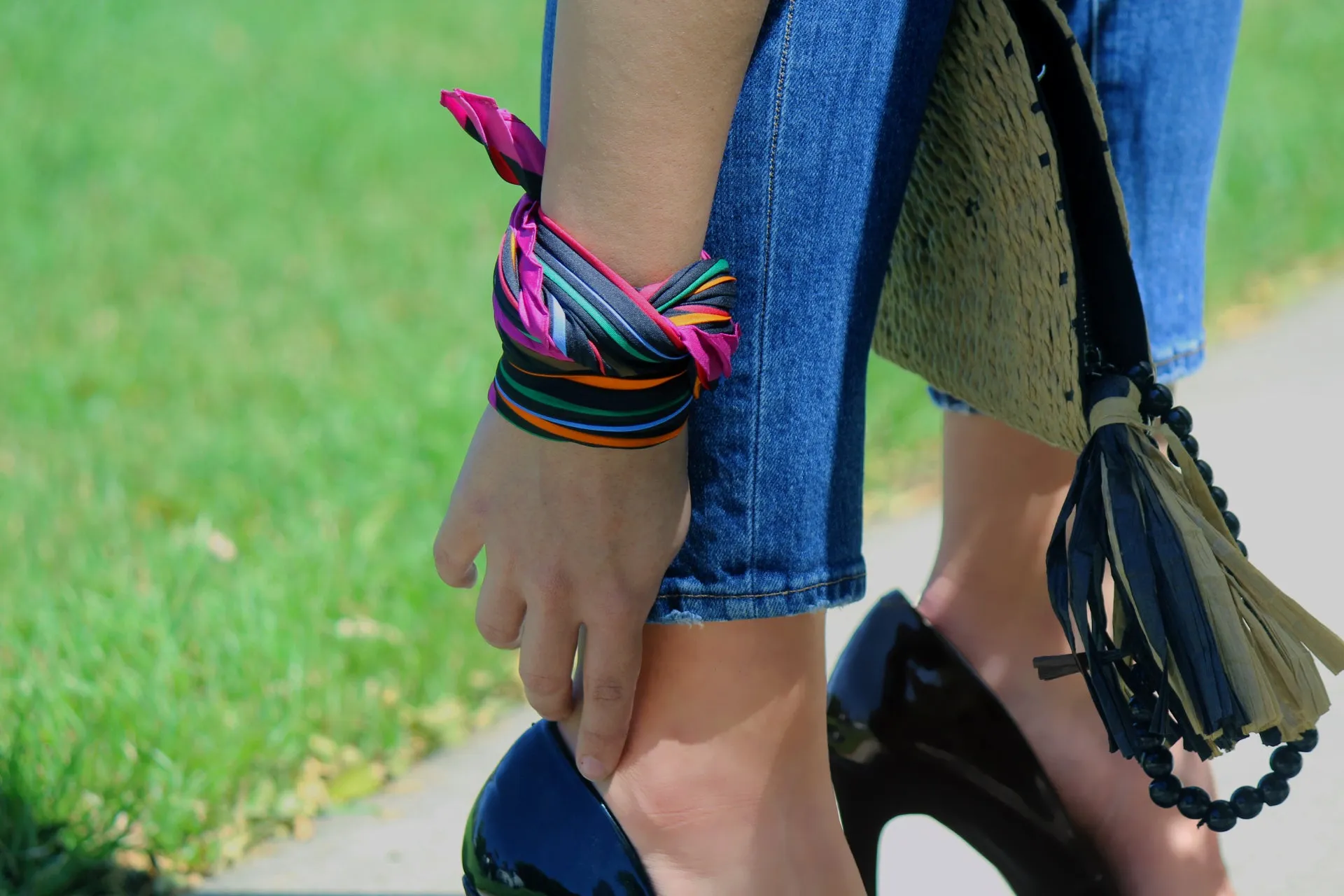 Rainbow Stripe Scarf