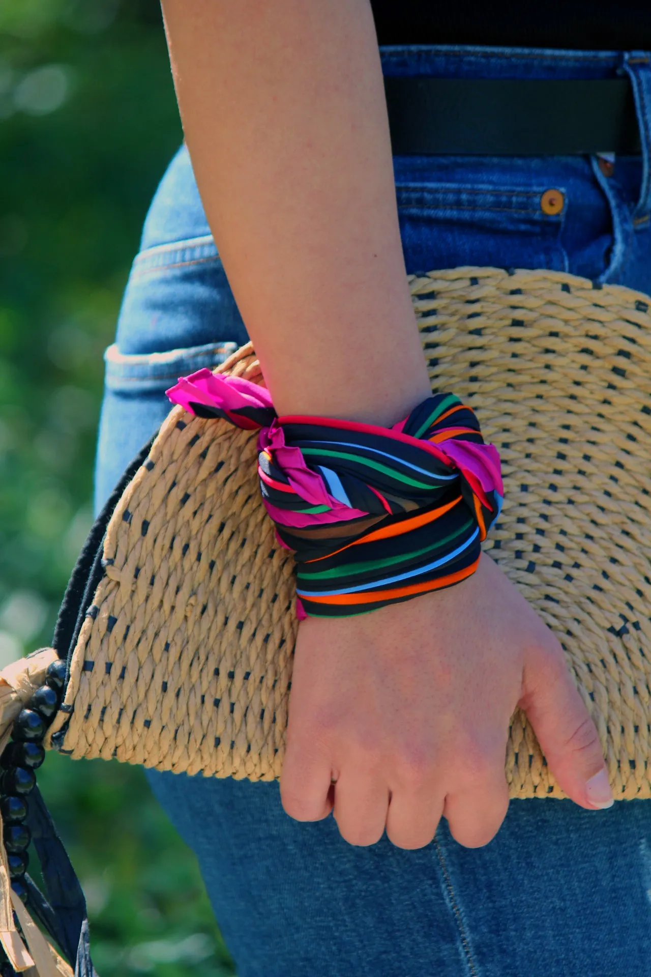 Rainbow Stripe Scarf