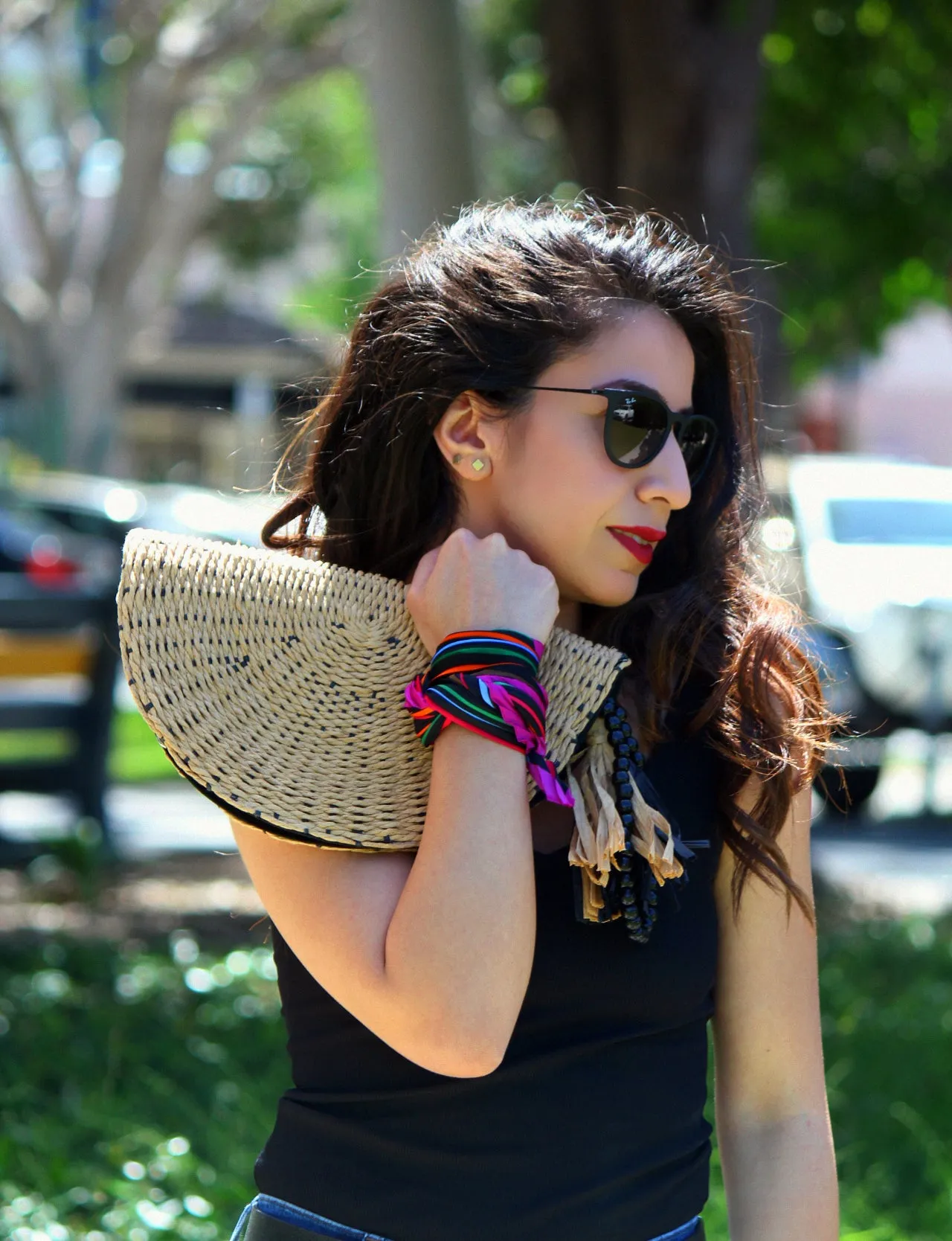 Rainbow Stripe Scarf