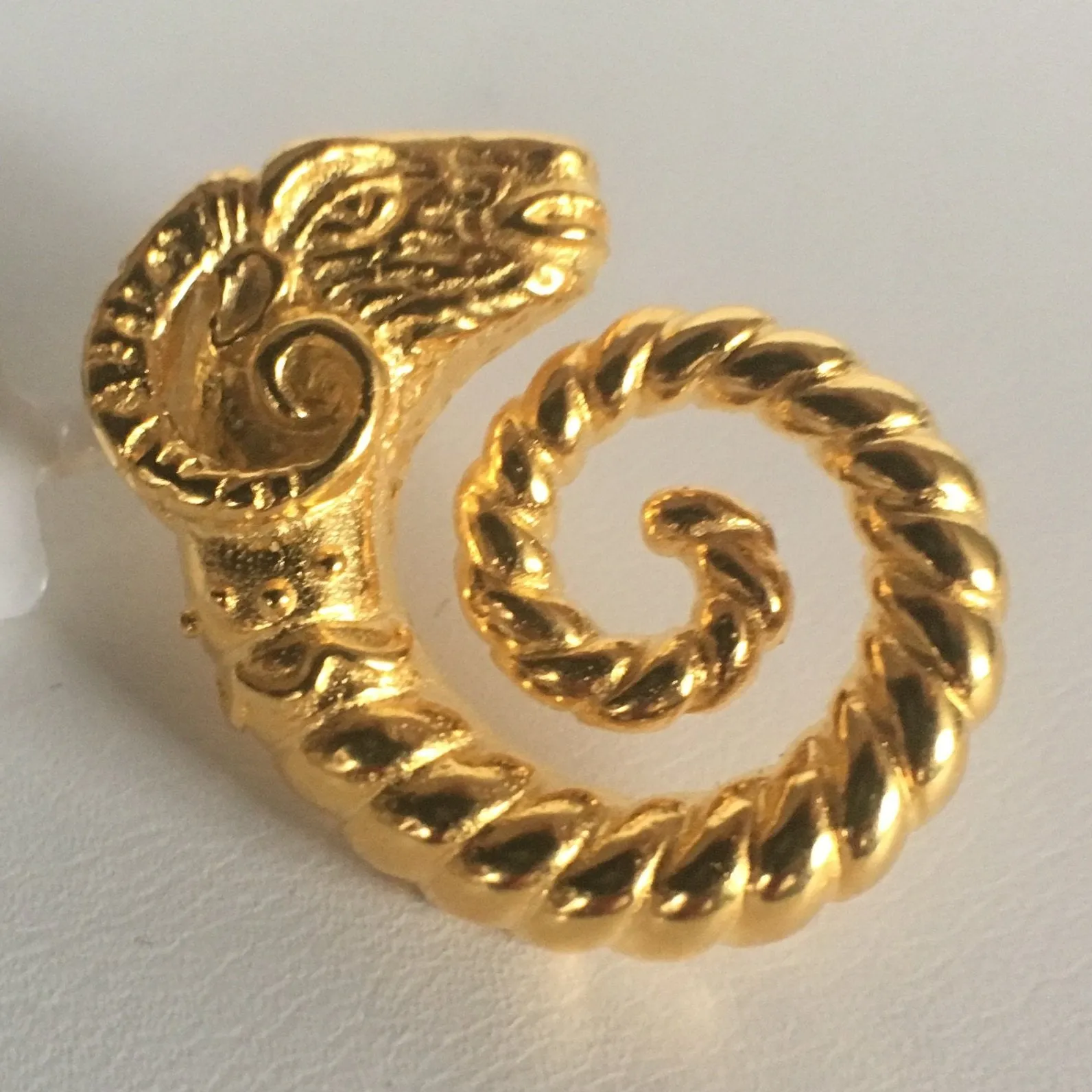 Rams Head earrings, posts