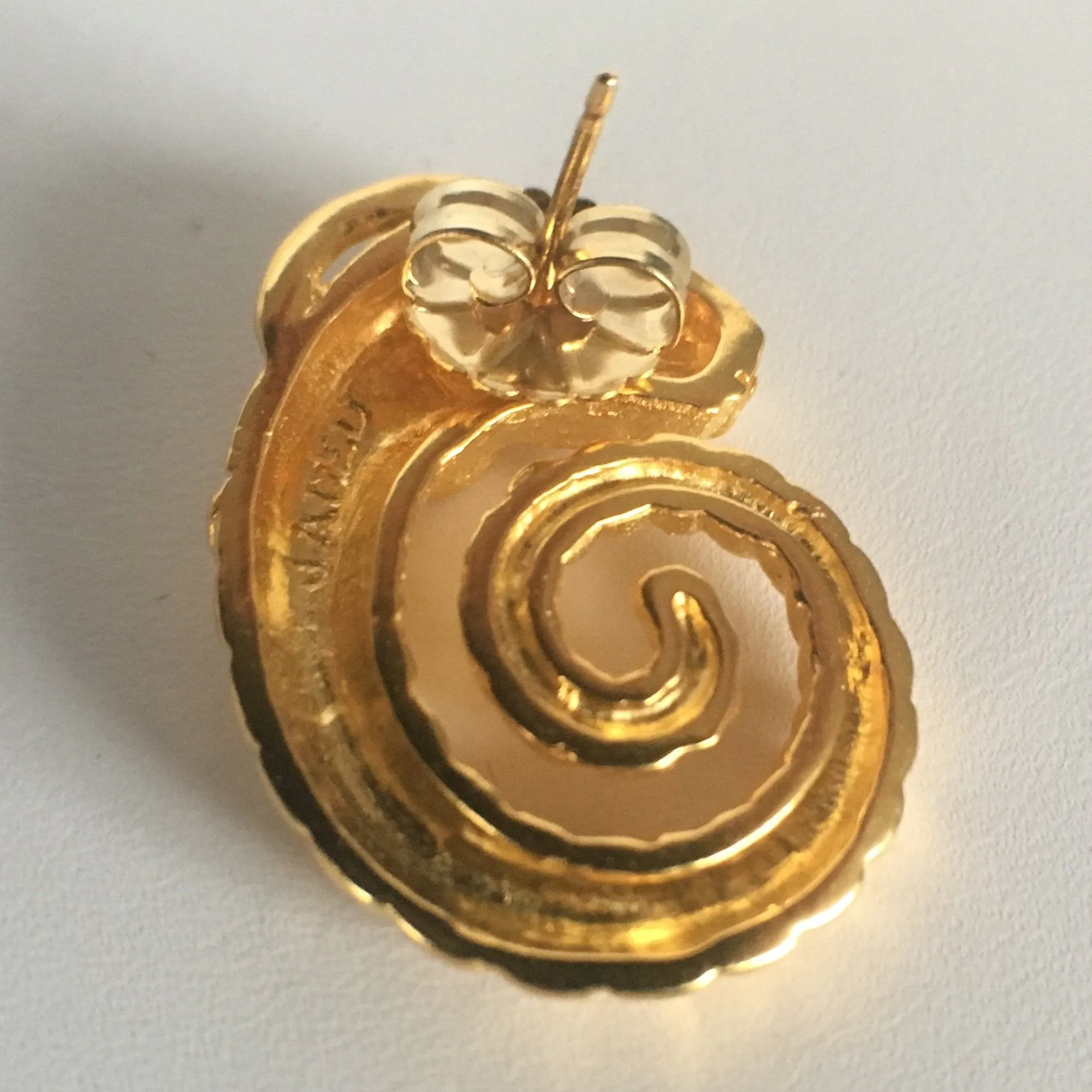 Rams Head earrings, posts