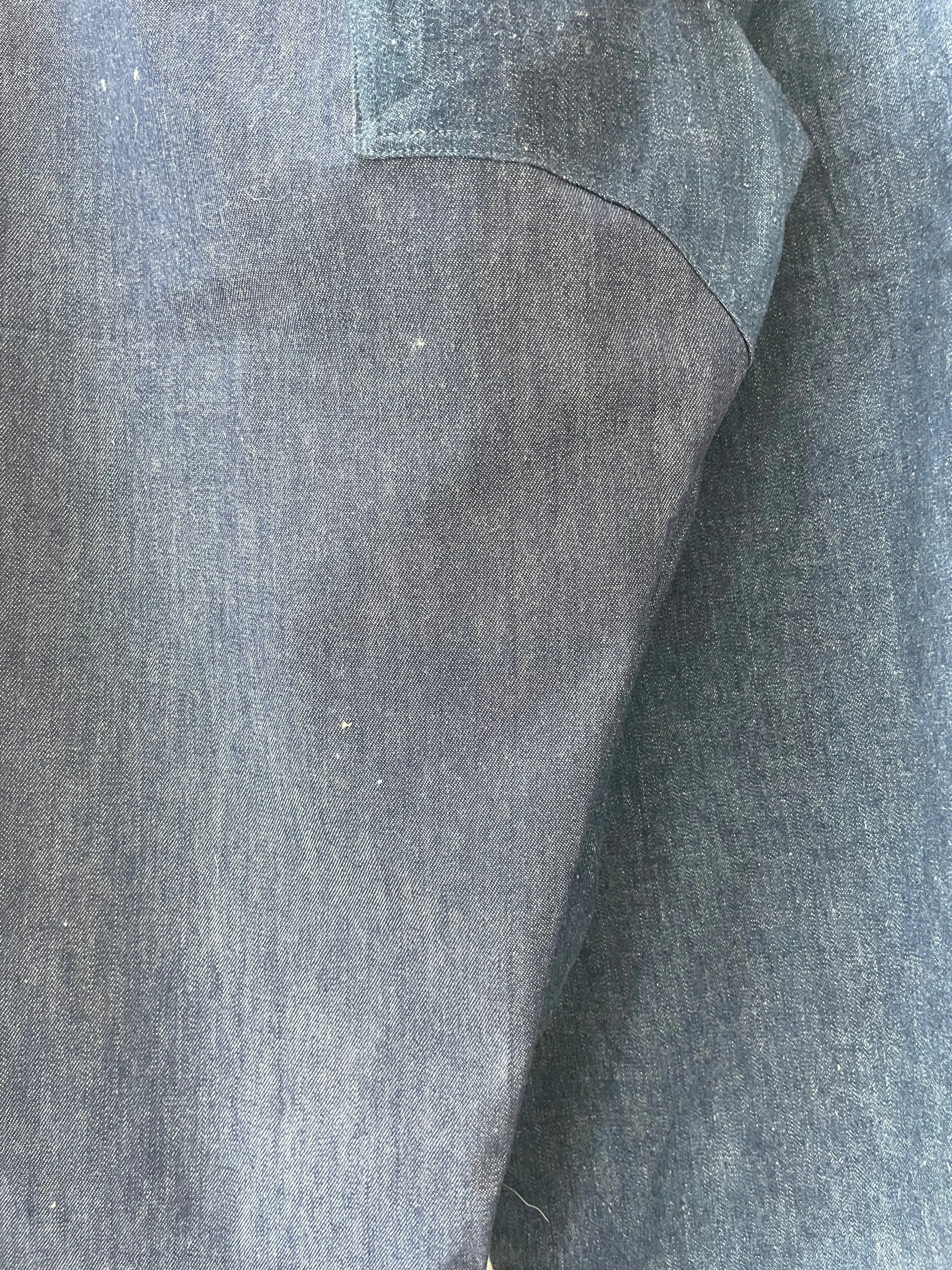 Rare WW2 Era 1940s Women’s Factory-Made Double Side Button Workwear Denim
