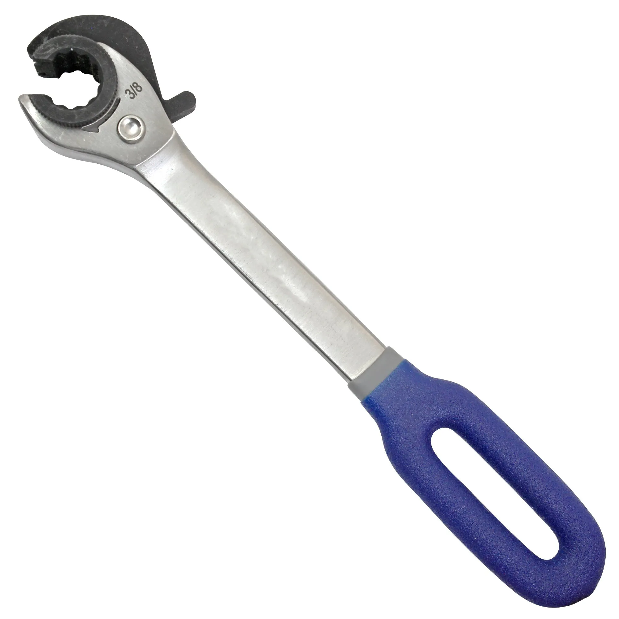 Ratcheting Open End Wrench Kit  | Metric & SAE |  7 Wrenches | 3/8", 10mm, 7/16 inch, 12mm, 1/2", 15mm, 5/8"