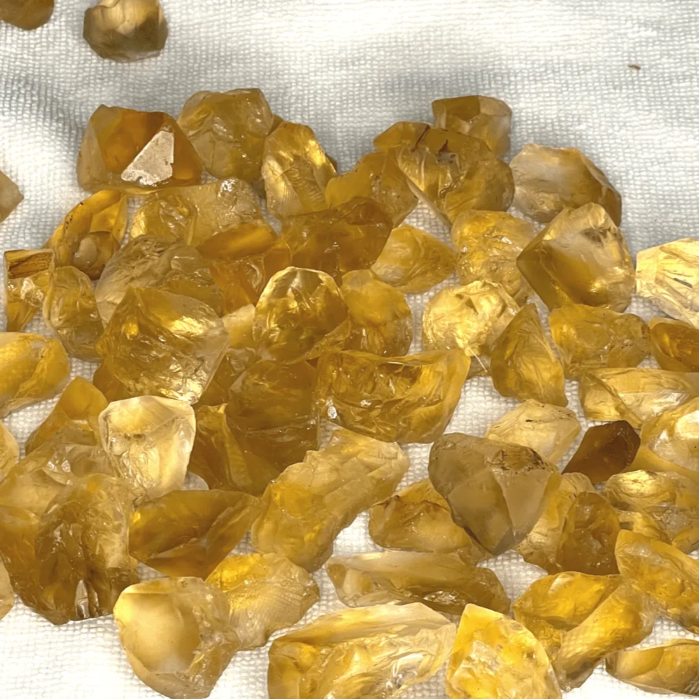 Raw Citrine 5 kg deal for Faceting | Facet Grade Citrine Quartz