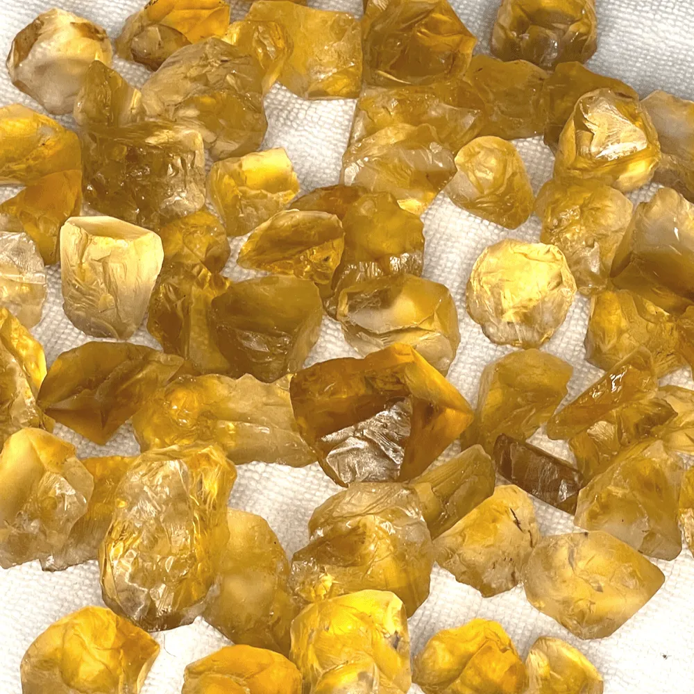 Raw Citrine 5 kg deal for Faceting | Facet Grade Citrine Quartz