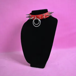 Ready to Ship - Loria vegan collar with spikes multiple sizes