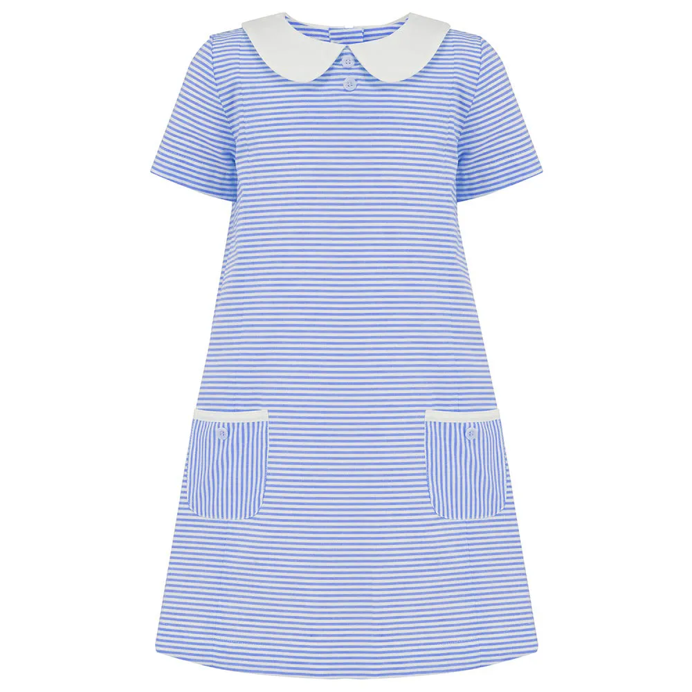 [Re:Coat] Carnaby Girls Dress - Nautical Stripe