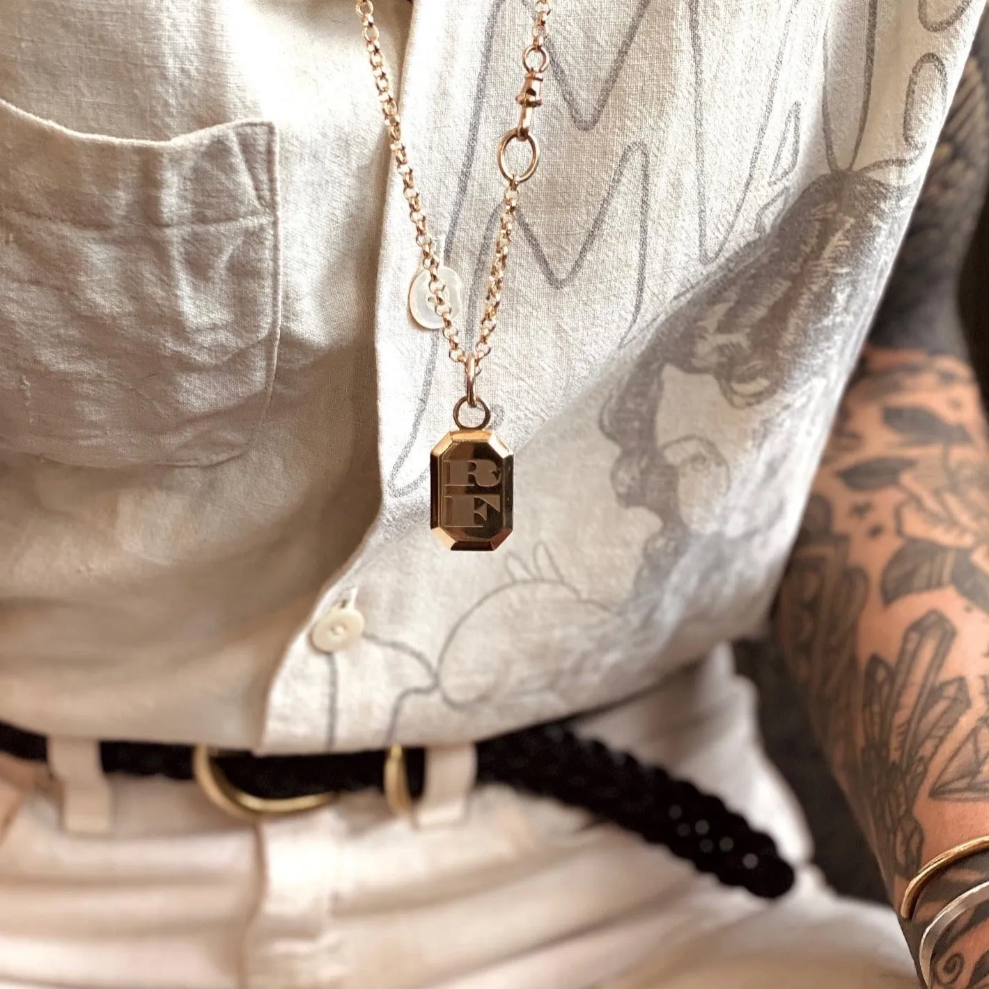 Reed Necklace | Engravable