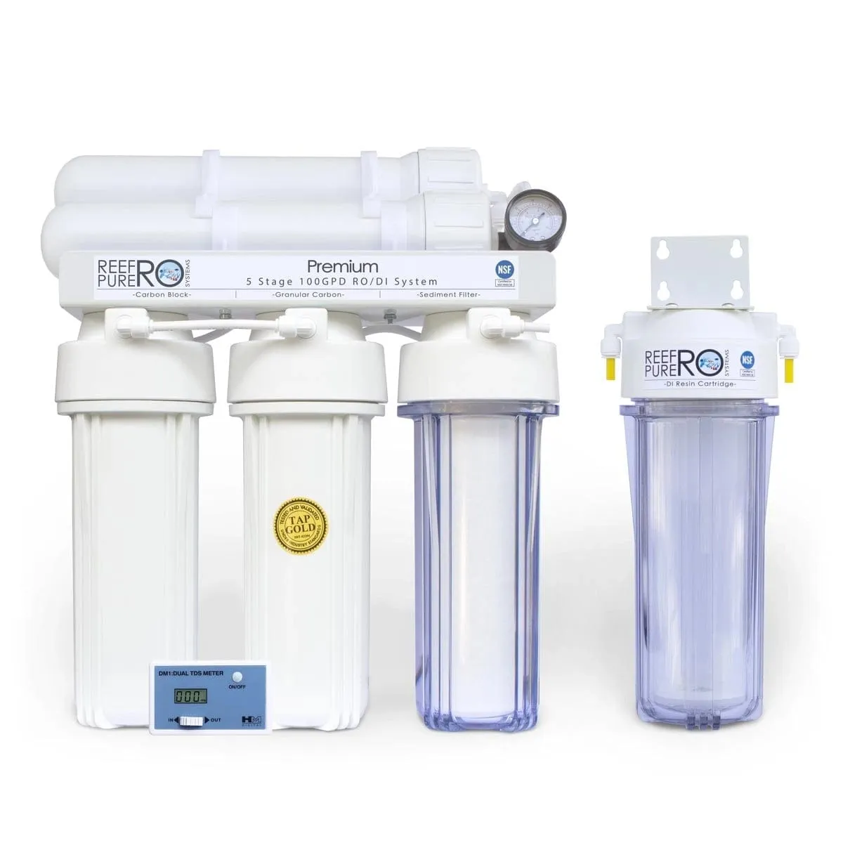 Reef Pure RO 5 Stage 100GDP Premium   RO/DI System