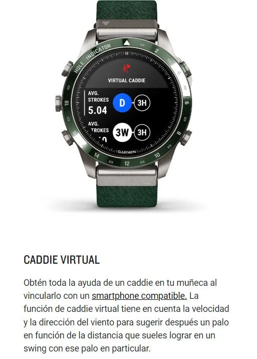 Reloj Inteligente Garmin MARQ Golfer Gen 2