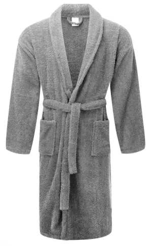 Renee Taylor Chalet Quick Dry Terry Cotton Bath Robes - FOSSIL