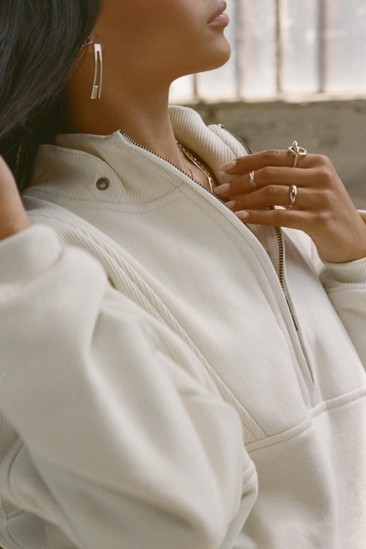 Retro Half Zip