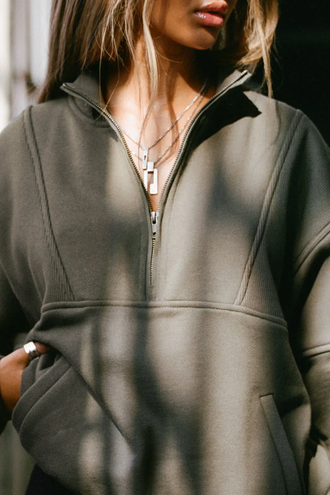 Retro Half Zip