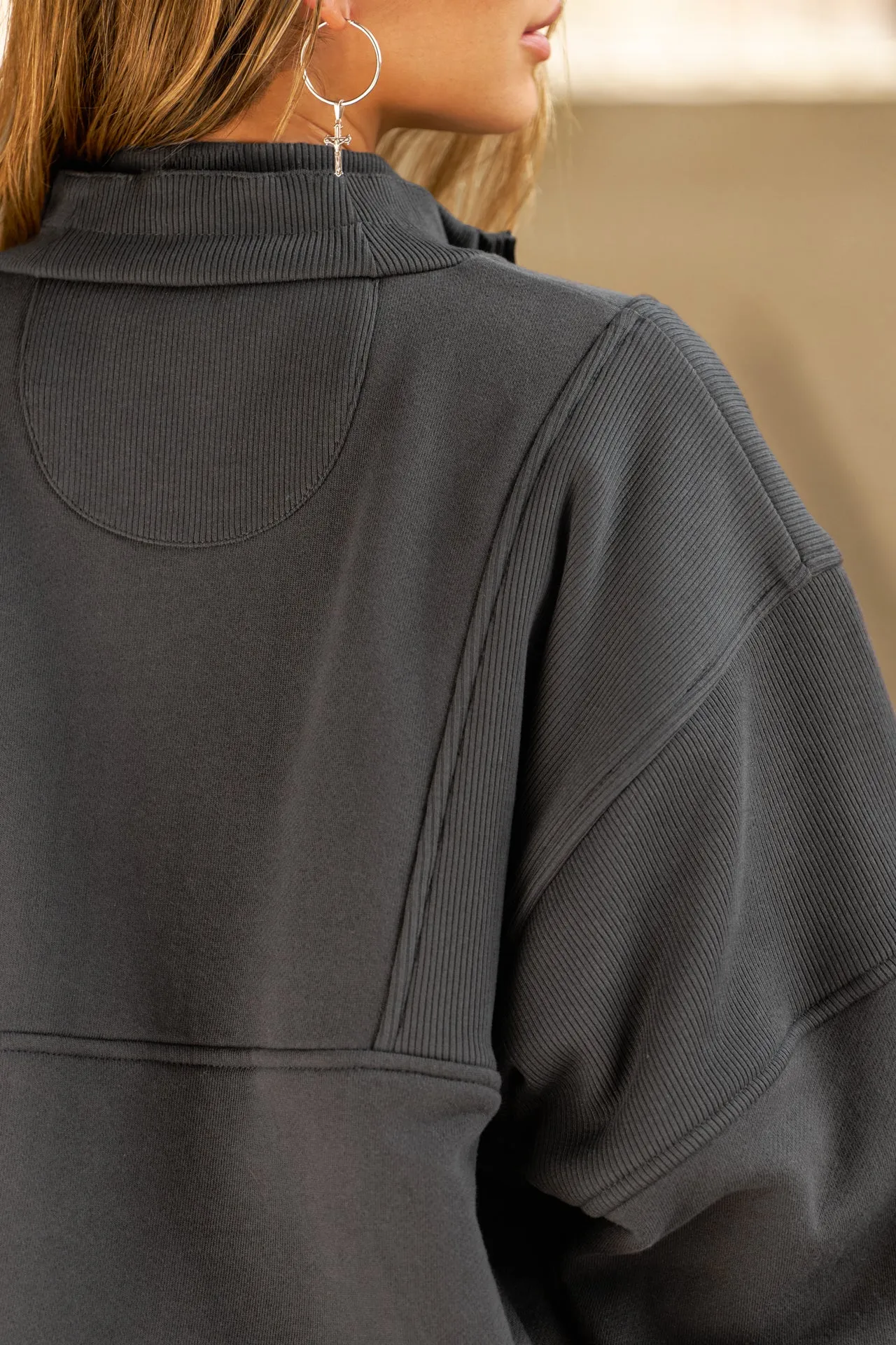 Retro Half Zip