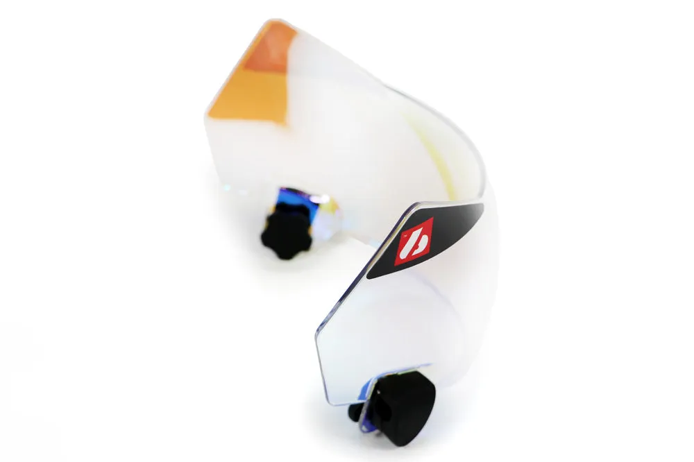 REVE hard visor ER098 for Speed Flex helmet, Blue