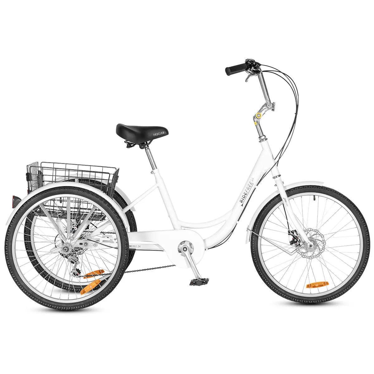 RIDEFREE 24" TRICYCLE White