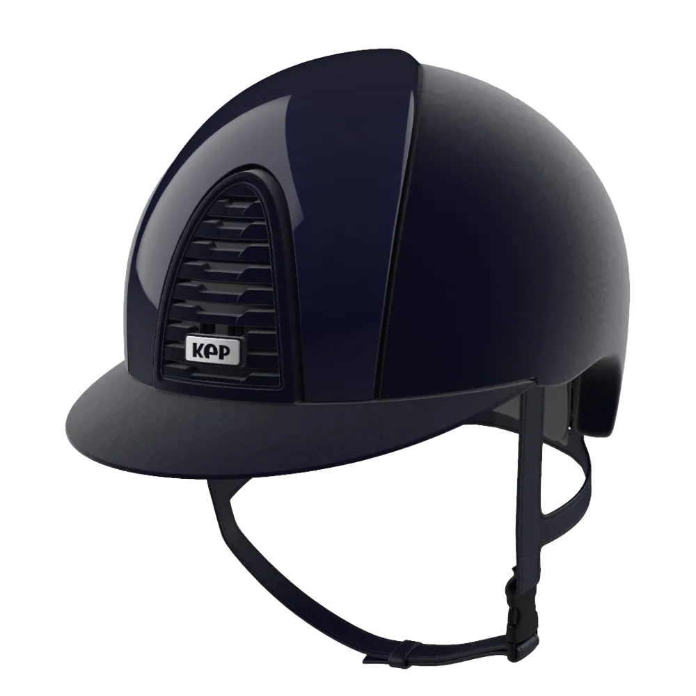 Riding Helmet Cromo 2.0 Full Velvet with Polish Front & Rear by KEP