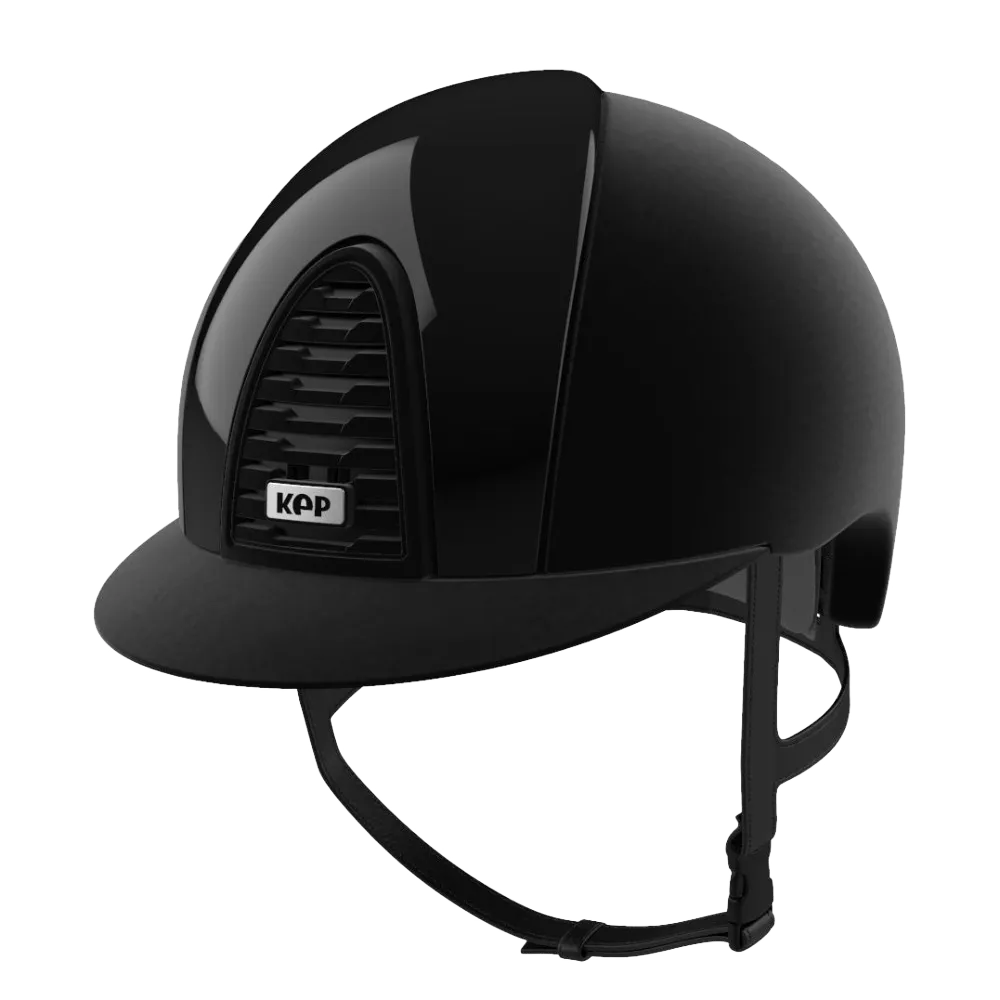 Riding Helmet Cromo 2.0 Full Velvet with Polish Front & Rear by KEP