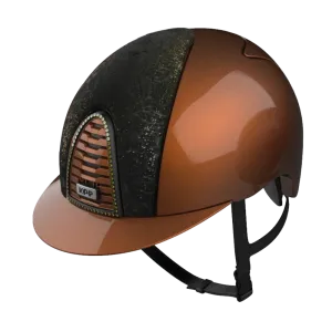 Riding Helmet Cromo 2.0 Metal Iseo Front with Swarovski Frame by KEP Italia