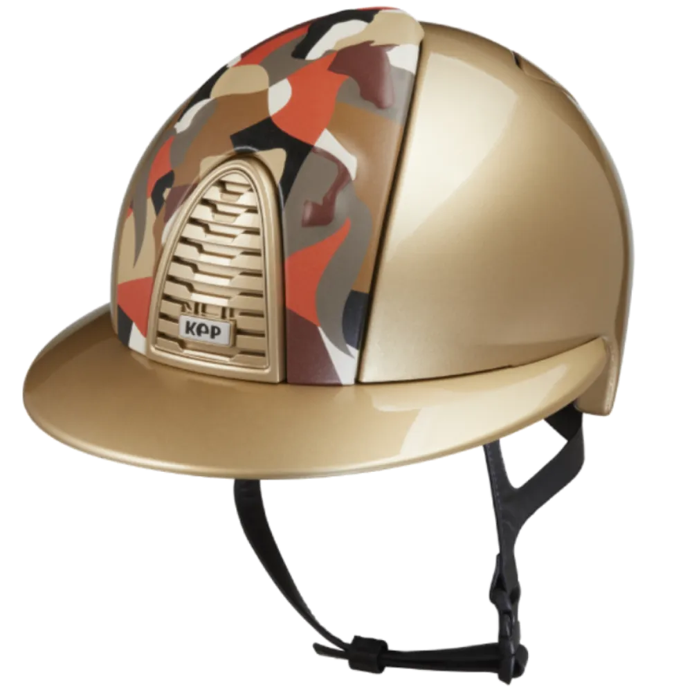 Riding Helmet Cromo 2.0 Metal Polo - Orange Vikings by KEP