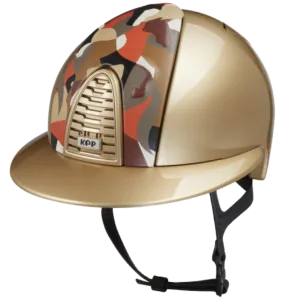 Riding Helmet Cromo 2.0 Metal Polo - Orange Vikings by KEP