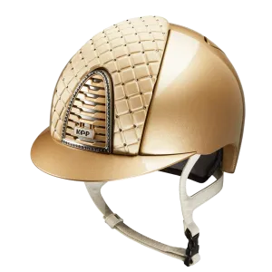 Riding Helmet Cromo 2.0 Metal - Sand Milano & Swarovski by KEP